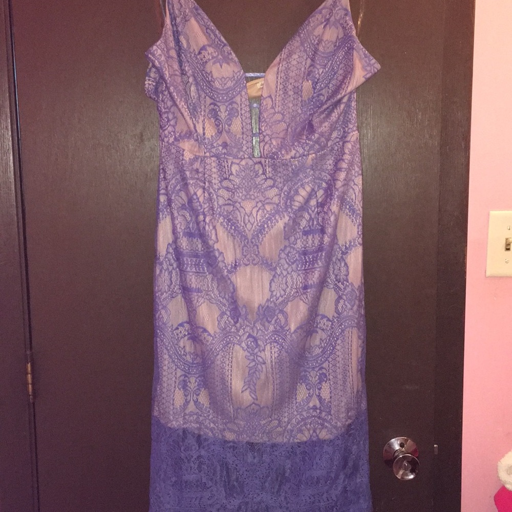 NWT** Periwinkle Lace Dress XL
